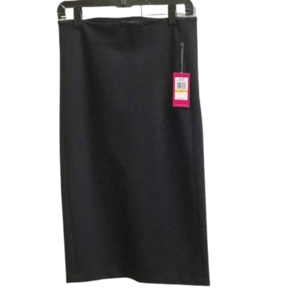 🎉HP!🎉 VINCE CAMUTO Ponte Knit Midi Pencil Skirt Black S